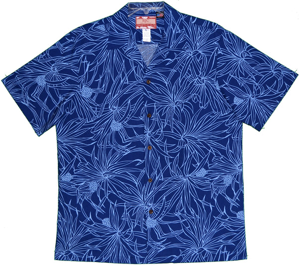 Hala Tree Fronds Men's Hawaiian Shirt